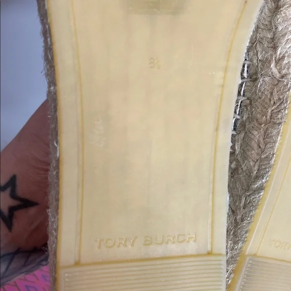 Tory Burch | Women’s Ines Snake Print Platform Espadrilles Desert Dusk 8.5 - Picture 6 of 7